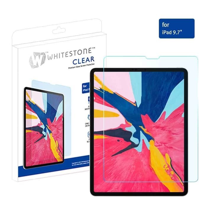 Whitestone clear screen premium glass protector for Ipad 9.7&quot;