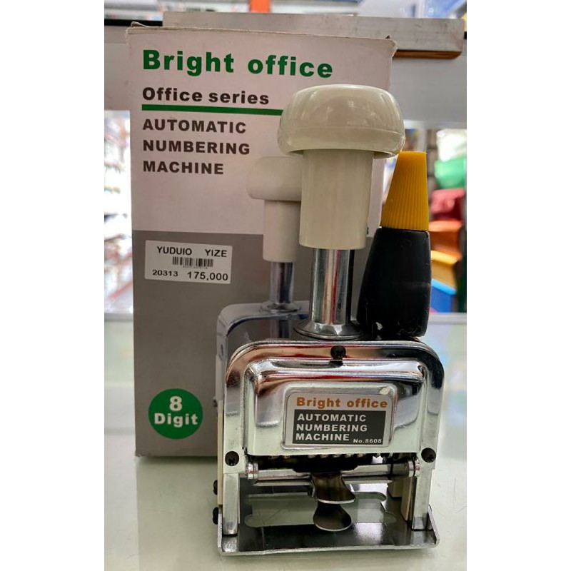 

Nomerator Bright Office angka : 8 digits