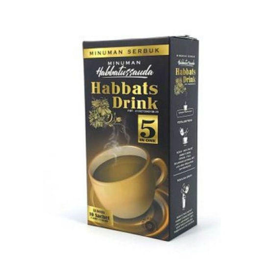 

Habbats Drink atau Minuman Habbatussauda 10 Sachet Kaya Manfaat 5in1 Suplemen Cair