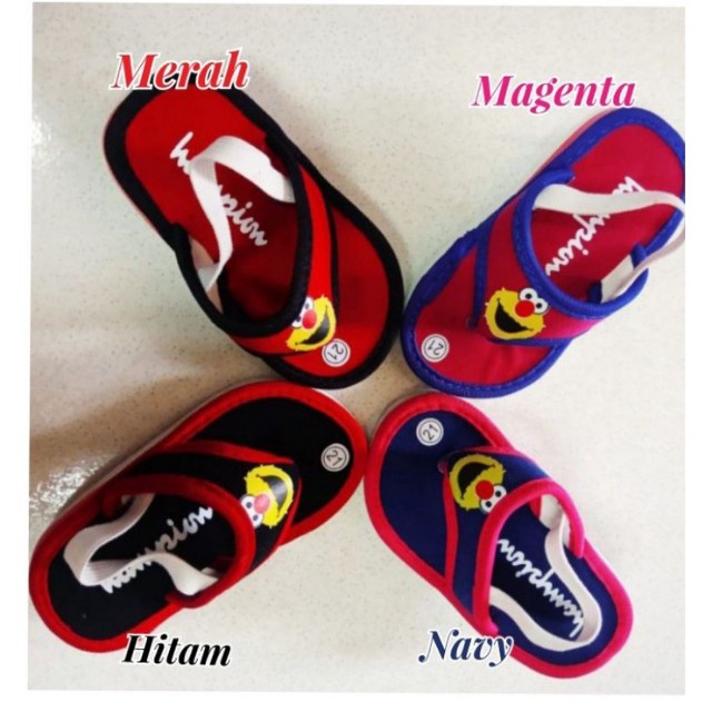 [0-2th] SANDAL BABY BUNYI CITCIT ELMO / SANDAL PREWALKER BAYI UNISEX LAKI LAKI PEREMPUAN / SANDAL PREWALKER BUNYI CITCIT KARAKTER KARTUN ELMO