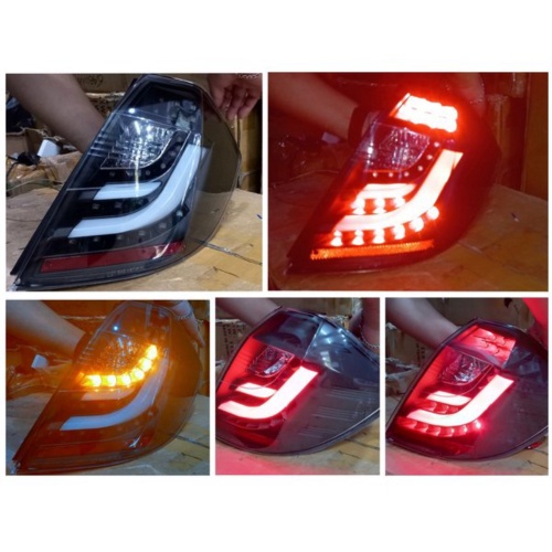 Promo SK1700BMH Stoplamp Honda Jazz GE8 08-14 LED dan LED Bar Black Housing Murah