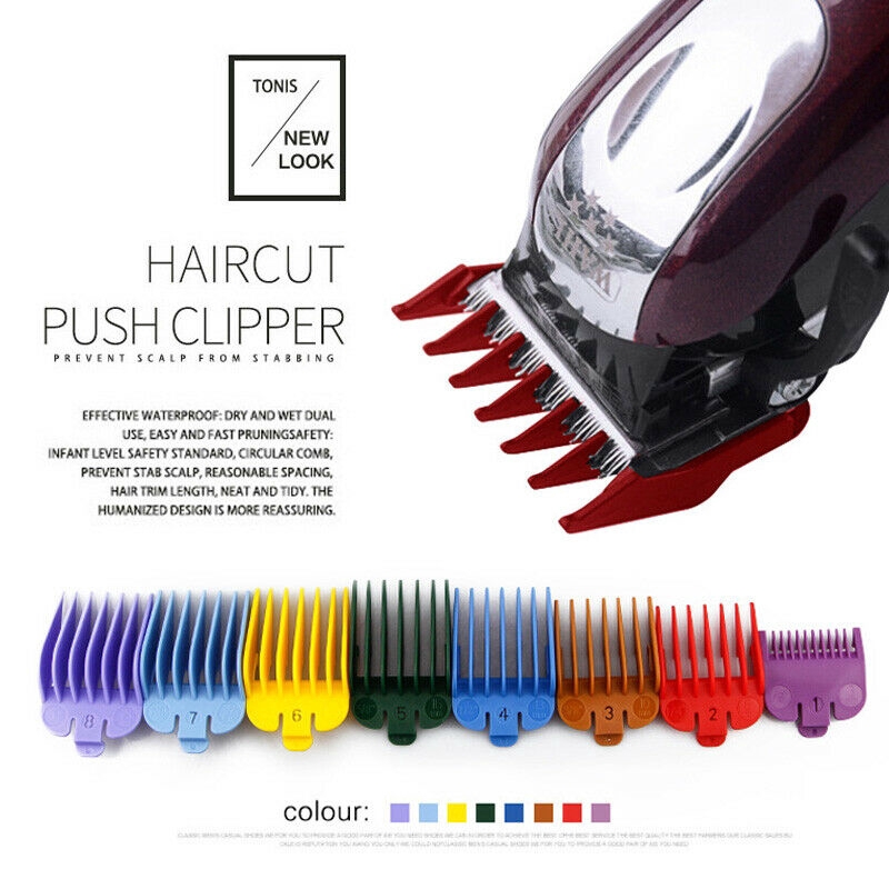 10pcs/set Sisir Gunting Rambut Elektrik/Clipper/Limit Comb/Panduan Potong Pengganti