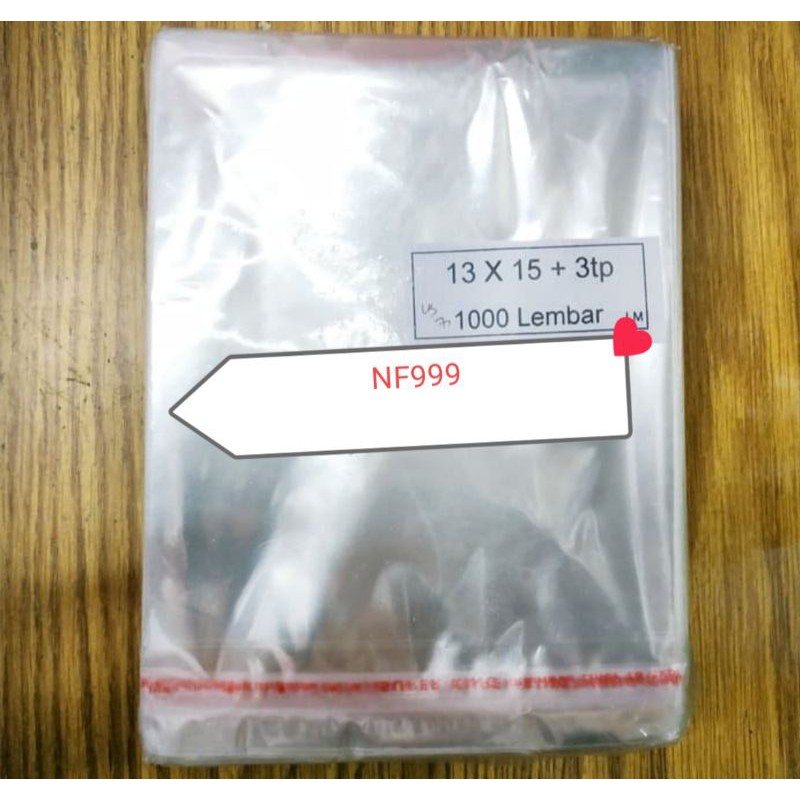 

Plastik lem UK 13x15 isi 100 lembar