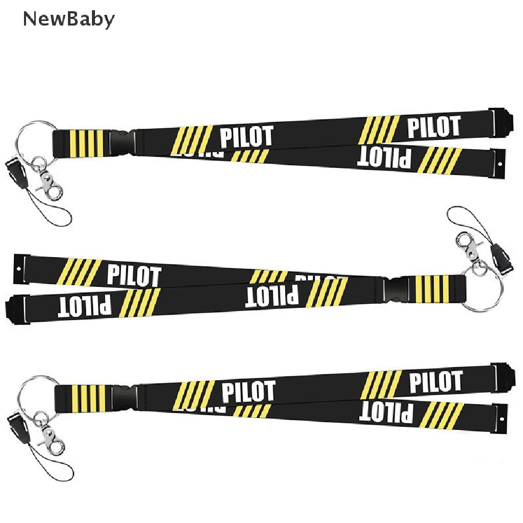 Newtali Lanyard Motif Tulisan remove before flight Untuk Kuncikartu Identitas