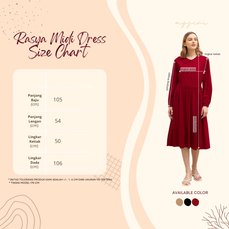 RASYA MIDI DRESS BY MYJIVI