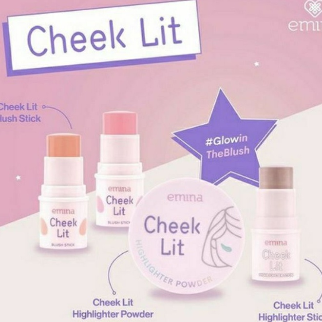 EMINA Cheeklit Higlighter &amp; Blush stick