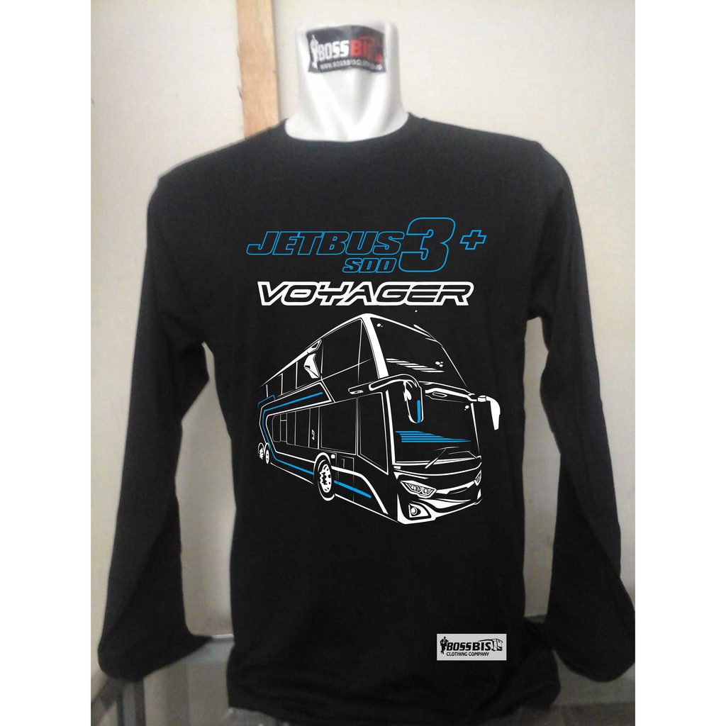 kaos jb3+sdd voyager lengan panjang BONUS GRATIS MASKER