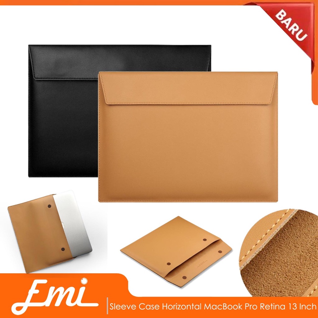 Sleeve Case Vertical MacBook Pro Retina 13 Inch Tas Laptop - Hitam