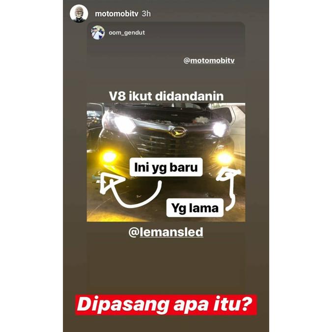 Foglamp Led Dual Color Toyota Kijang Innova Fog Lamp Reborn H8 H11 H16