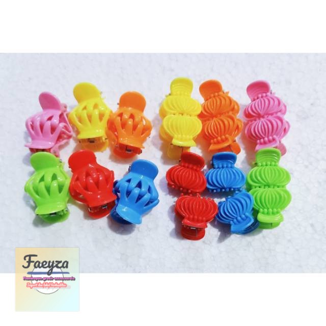 grosir  Jepit salon mini motif murah isi 12 pcs