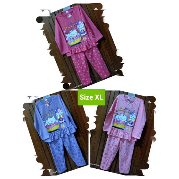 Baju tidur anak perempuan usia 6-7 tahun