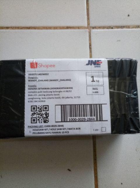 Holesaw Kit / Hole Saw Kit / Mata Bor Pelubang Kayu Nankai 13 Pcs