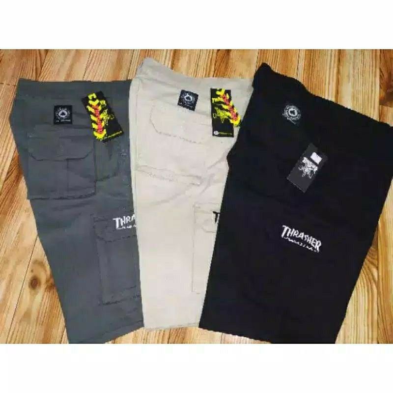 #celana Pendek Cargo PDL / Celana Cargo Thrasher Pendek Outdoor Pria /Celana gunung Trasher Pant