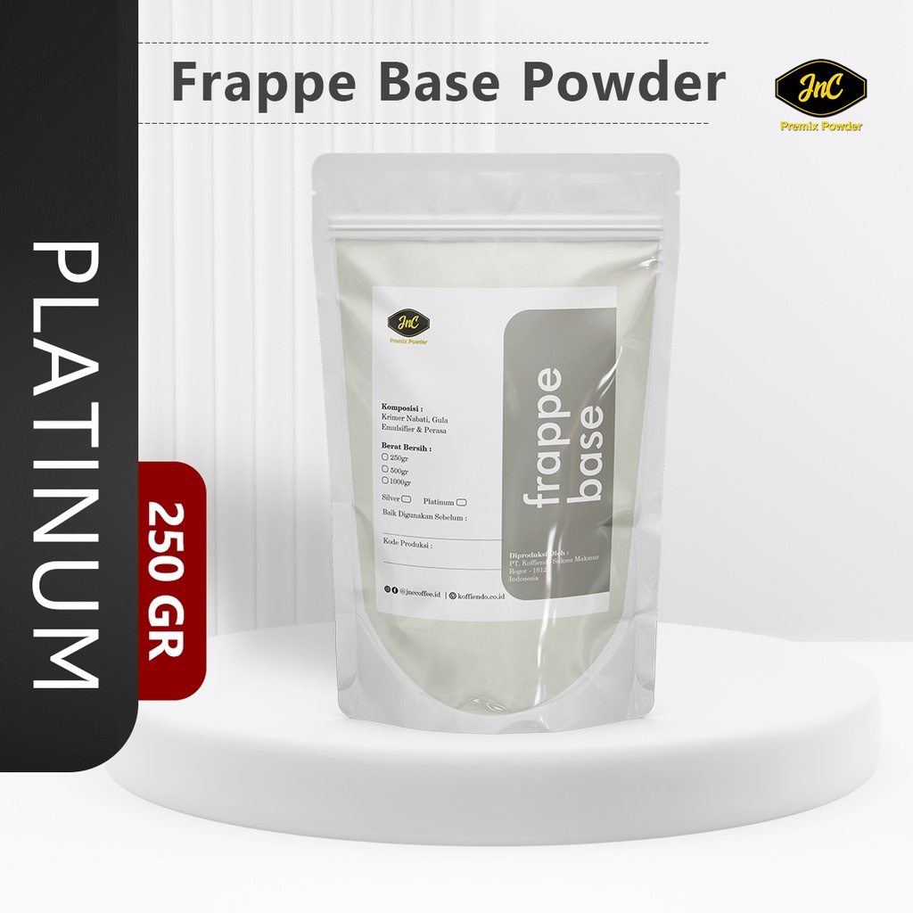 JnC Frappe Base Powder 250gr - 500gr I Bubuk minuman Frappe Base