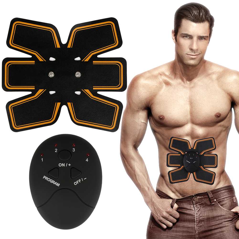 Alat Stimulator Terapi EMS Otot Six Pack Muscle Stimulator / Stimulator Otot Perut Akupuntur / Terapi Perut Buncit Panas Sispek / Alat penguat Otot Tubuh Perut / Alat Penghancur Lemak Perut Buncit Pria Cewek / Pembentuk Perut Sixpac / Pelangsing Perut Bun