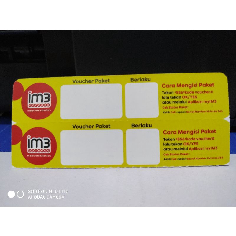 VOCER INDOSAT KOSONG