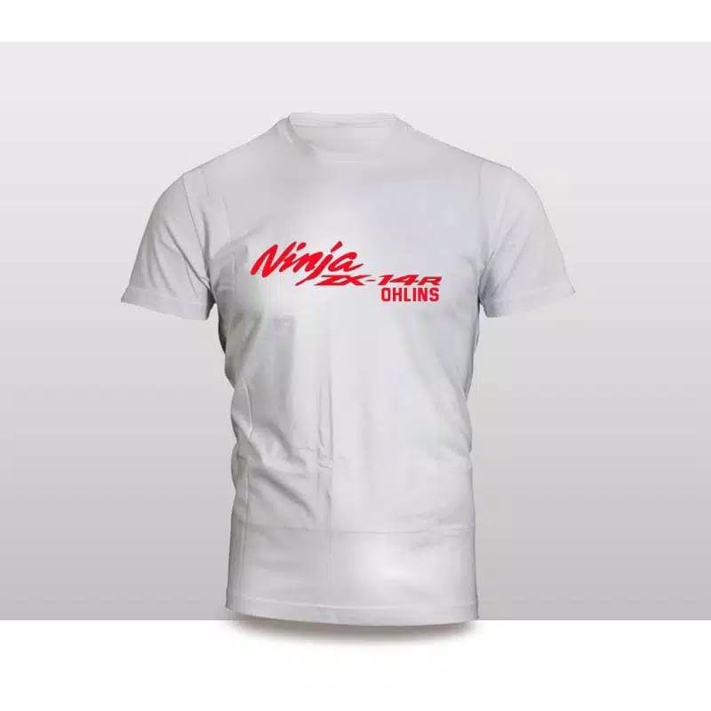 kaos ninja zx 14r ohlins / baju motor ninja zx / kaos distro racing premium