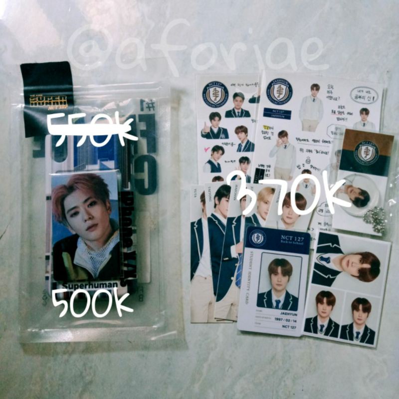 [READY STOCK] photocard pc nct jaehyun framecase superhuman suhum back to school 2019 b2s b2sk fulls