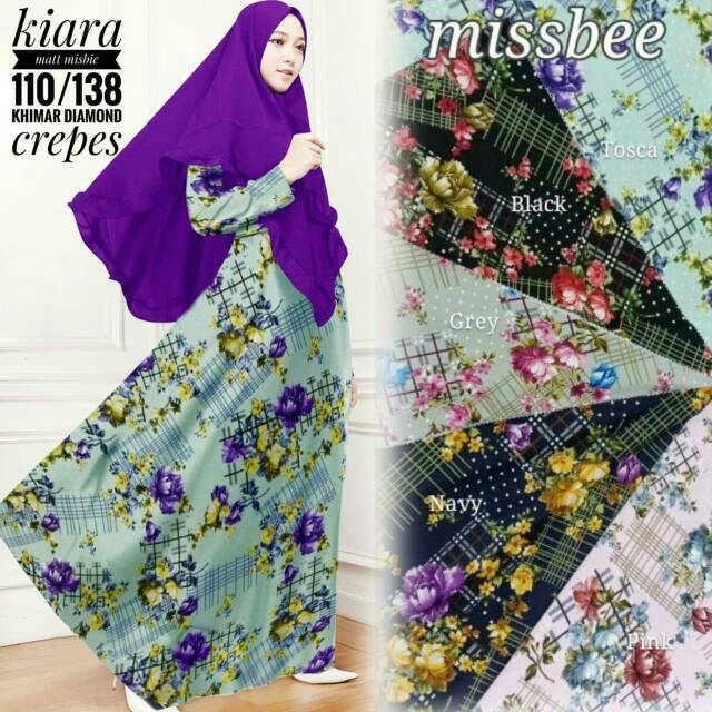 MZ Gamis misbi set kiara syari