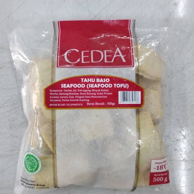 

Cedea Tahu Baso Seafood 500g