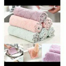 Kain Lap Meja Piring ANTI MINYAK Kain Lap Micro fiber Kain Lap Tangan Kualitas Bagus