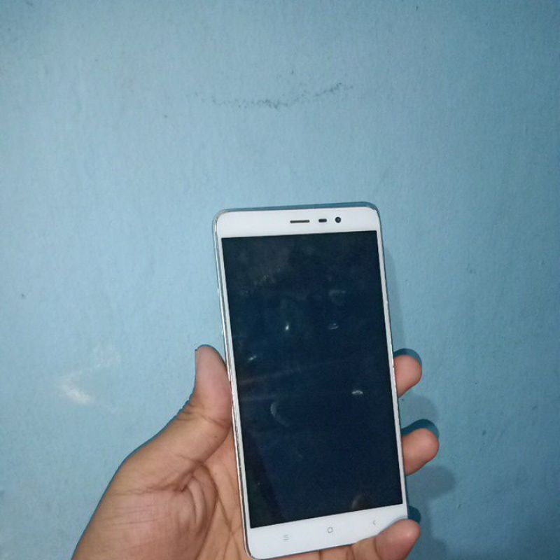 Xiaomi redmi note 3 warna putih/silver second (hp only)