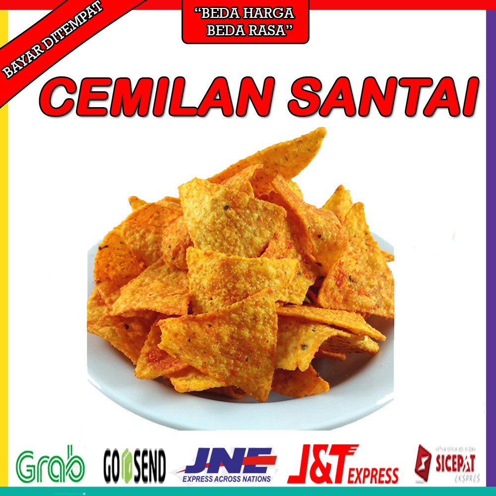 

KERIPIK JAGUNG 1KG TORTILA BBQ SPESIAL OLEH OLEH MAKANAN RINGAN CEMILAN SANTAI SNACK RINGAN KELUARGA