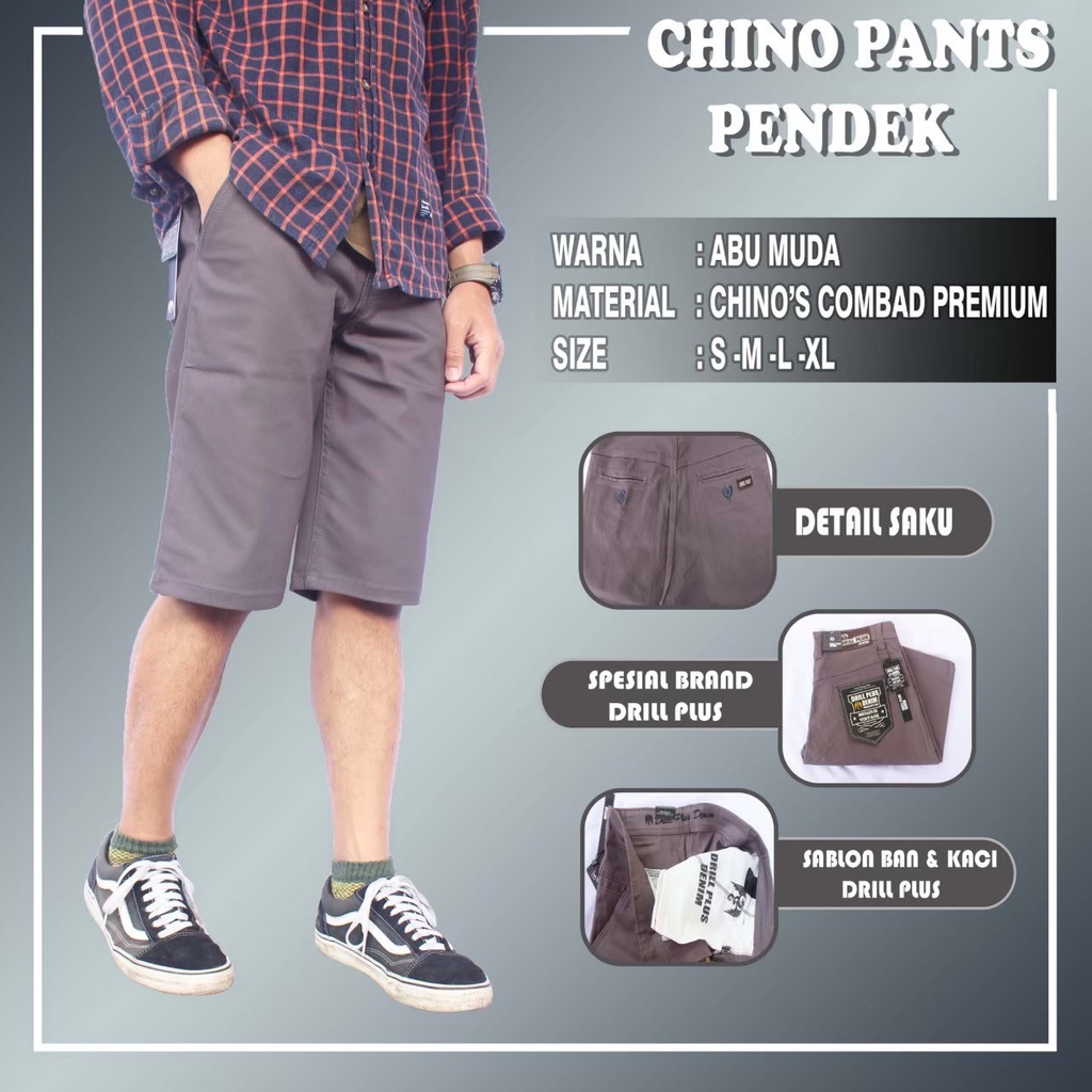 CELANA PENDEK CHINO PRIA PREMIUM QUALITY TERMURAH