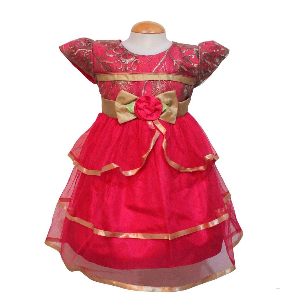 Dress Kids Senni/Baju Pesta Anak Perempuan / Dress Ulang Tahun / Baju Anak Cewek