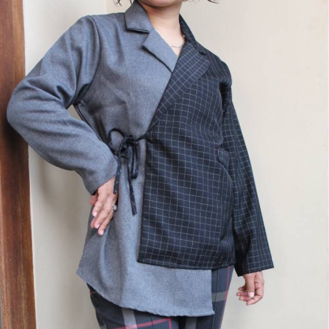 Outer Kimono Wanita Blazer Korean Style