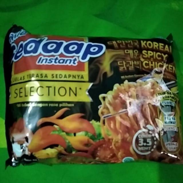 

Mie Sedaap Korean Spicy Chicken