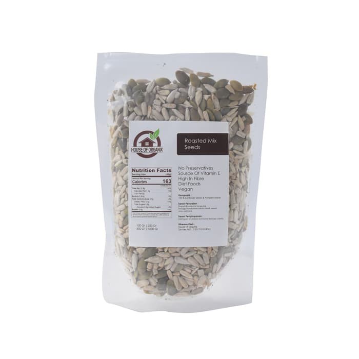 

Roasted MIx Sunflower Pumpkin Seeds ( Panggang ) - 500 Gr