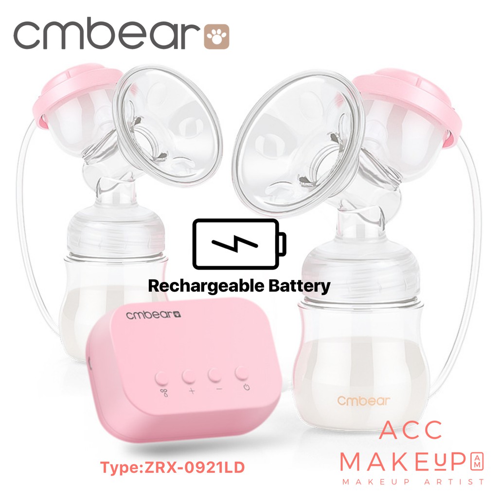 [ Rechargeable ] Cmbear Pompa ASI Elektrik Ganda / Double Electronic Breast Pump BPA Free ZRX-0921LD