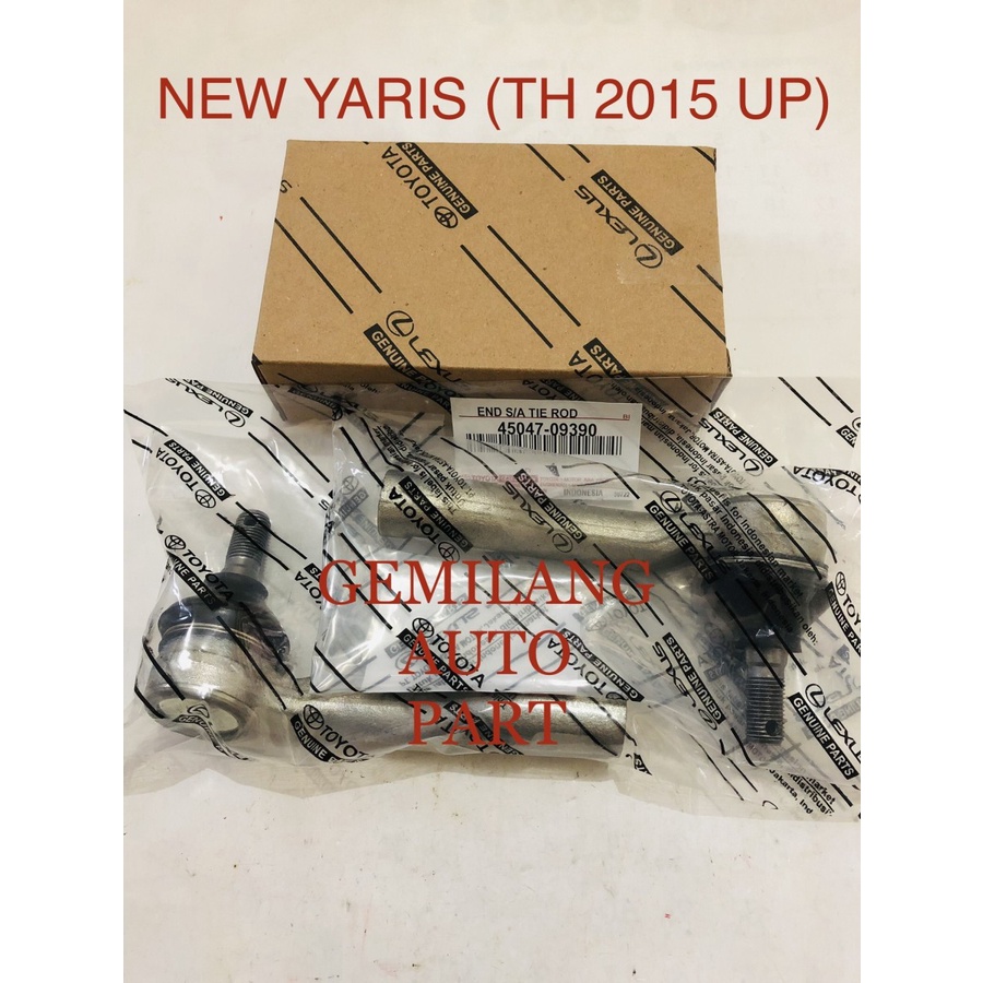 TIE ROD END 1 SET L/R TOYOTA ALL NEW YARIS (TH 2015 UP) ASLI