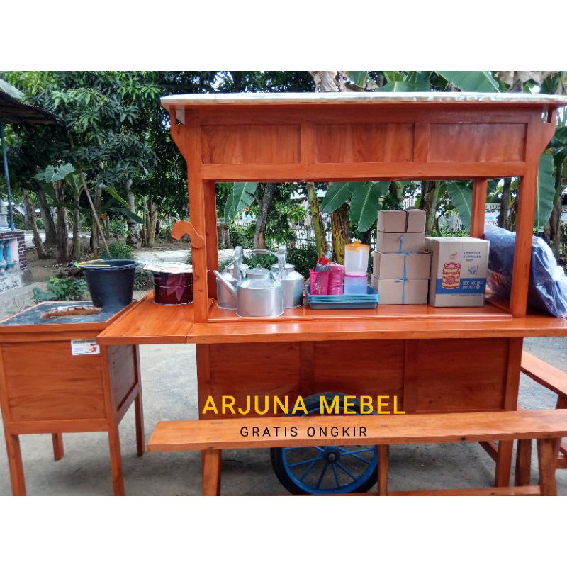 GEROBAK ANGKRINGAN KOMPLIT+TUNGKU