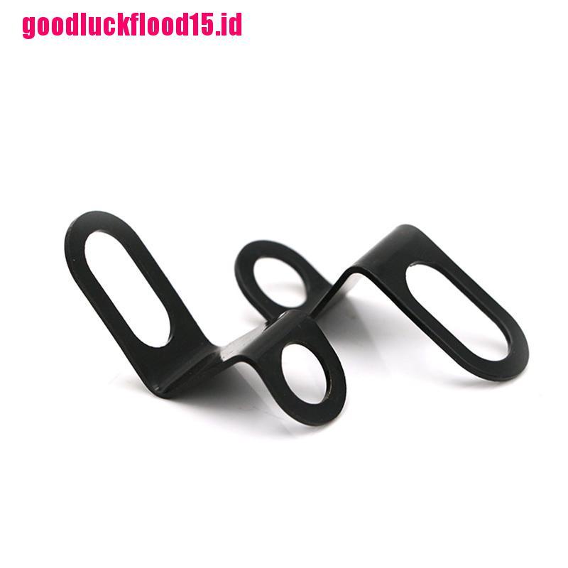 {LUCKID}1Pair Black Universal Bicycle Motorcycle Scooter Instrument Brackets Lamp Holder