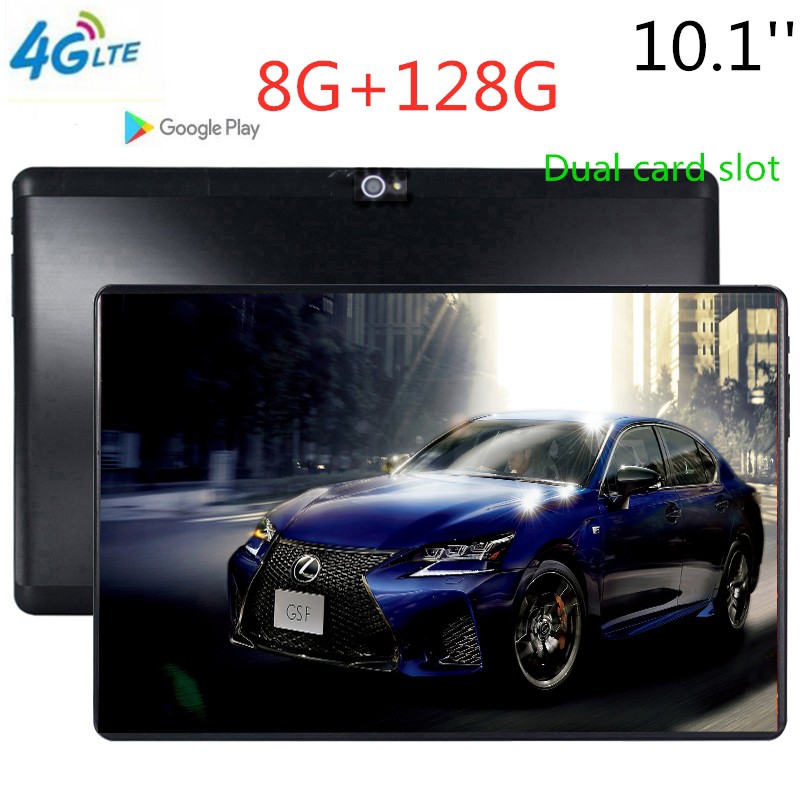 10 1 Inch Tablet Pc 8 128g Wifi Ten Core 4g Network Android 8 1 Quad Core Hd Shopee Indonesia