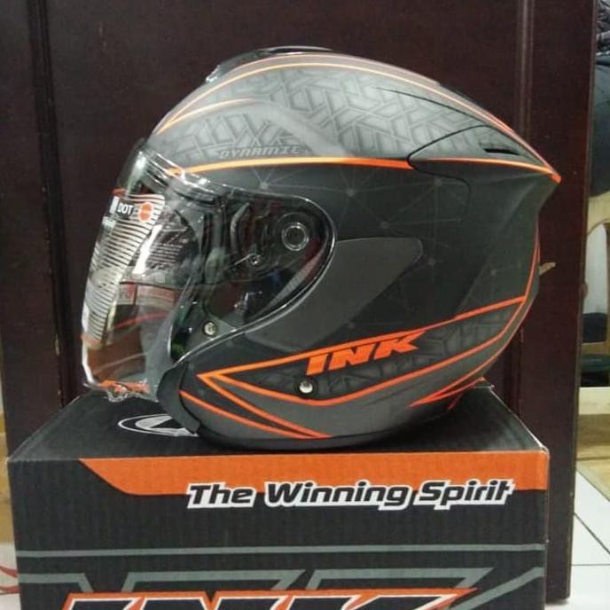 Helm halfface INK DYNAMIC seri 2 - Merah