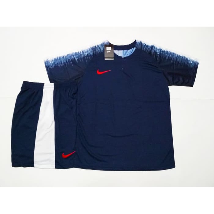 Olahraga Setelan Jersey Bola / Futsal (Cocok Untuk Kaos Tim) NK33 NAVY WHITE