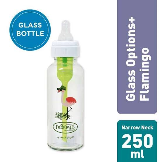 DR BROWNS dr.browns Glass Wideneck Options+ Lion elephant flaminggo Deco 60ml 250ml 120ml