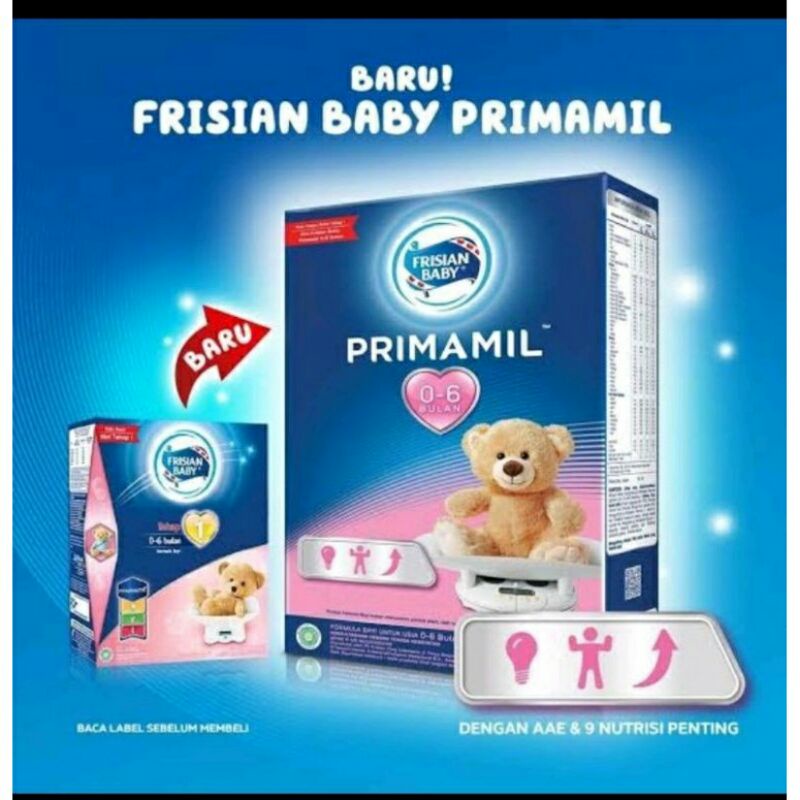 PRIMAMIL 0_6 bulan / FRISIAN BABY PRIMAMIL 200gr/ 400gr