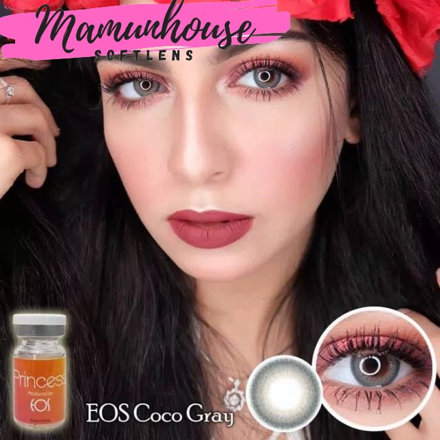 ORIGINAL EOS Coco Grey Gray Brown Blue Soflens Minus Soflen Murah Softlen Soplen SoftLense Softlens