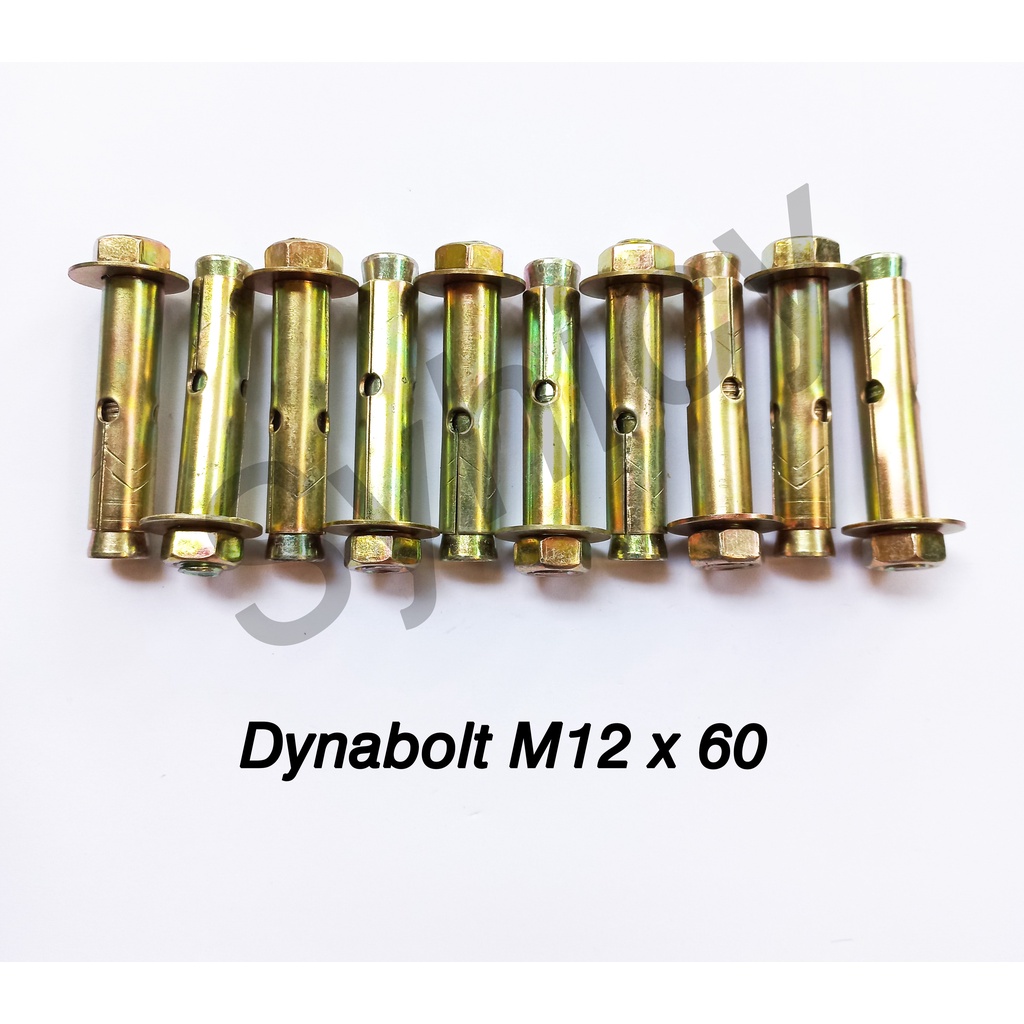 Dynabolt Dinabolt Kuning Baut Tanam - M12 x60 per biji