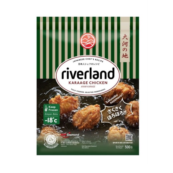

Riverland Chicken Karaage 500 gr - Ayam Karage