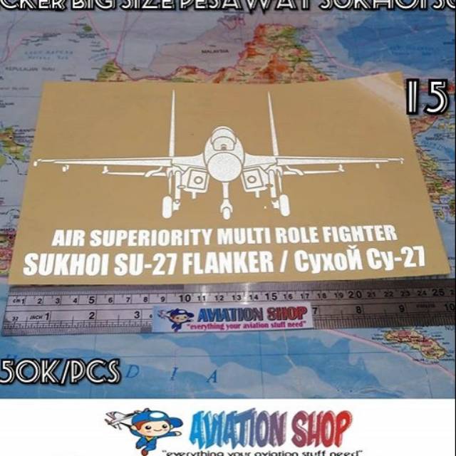 

Sticker Sukhoi SU-27