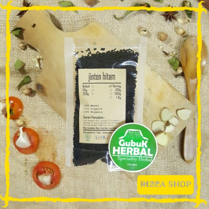 

JINTEN HITAM IMPORT KERING 50 gr - Nigella Sativa - MURNI - JSR RIZ