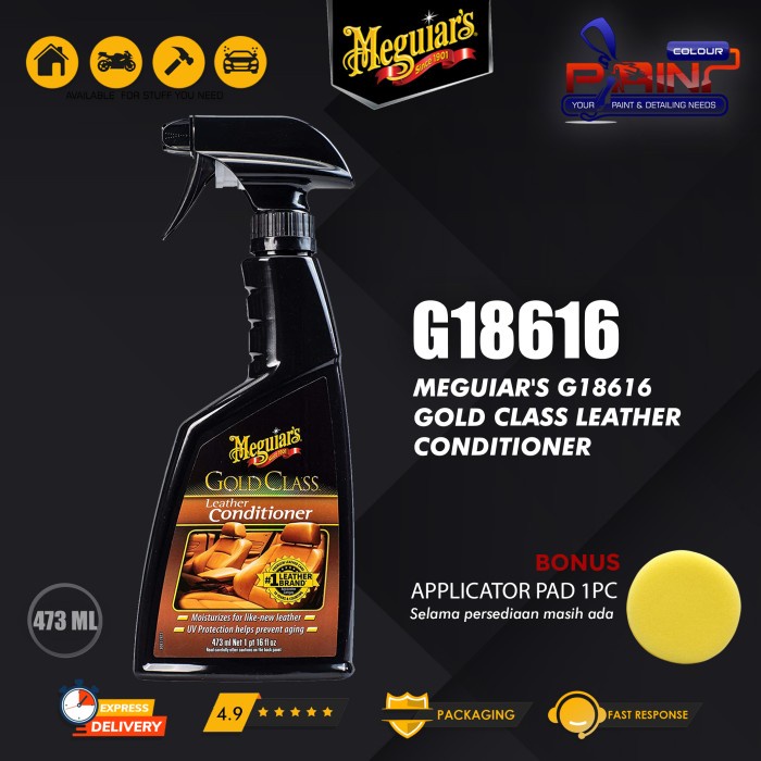 Meguiars Gold Class Leather Conditioner 473ml Perawatan Seat Jok Kulit