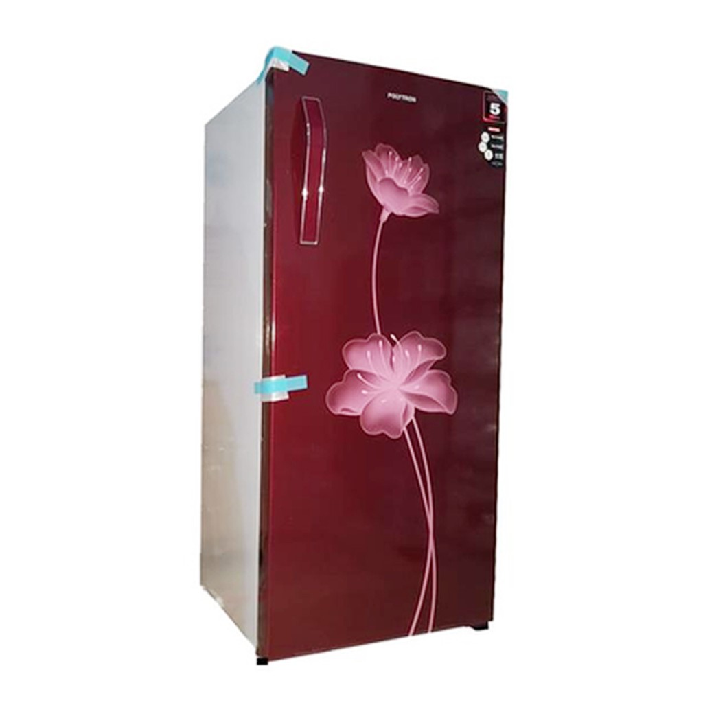 POLYTRON PRX 181 R RED METAL KULKAS 1 PINTU 180 LT LITER PRX181