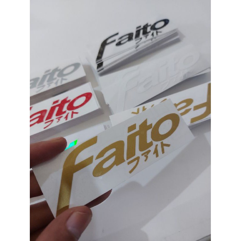 STICKER FAITO CUTTING