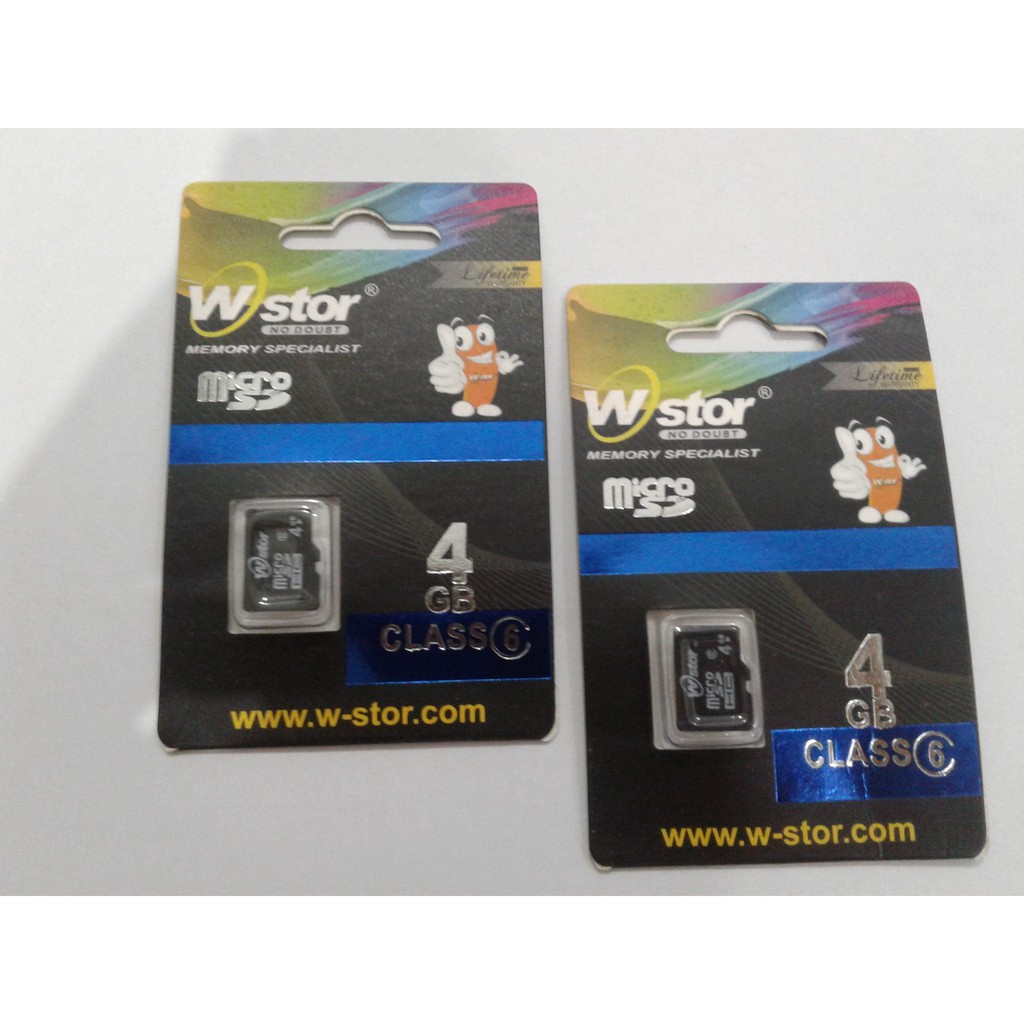 Micro Sd 4gb Wstor Packing BERGARANSI